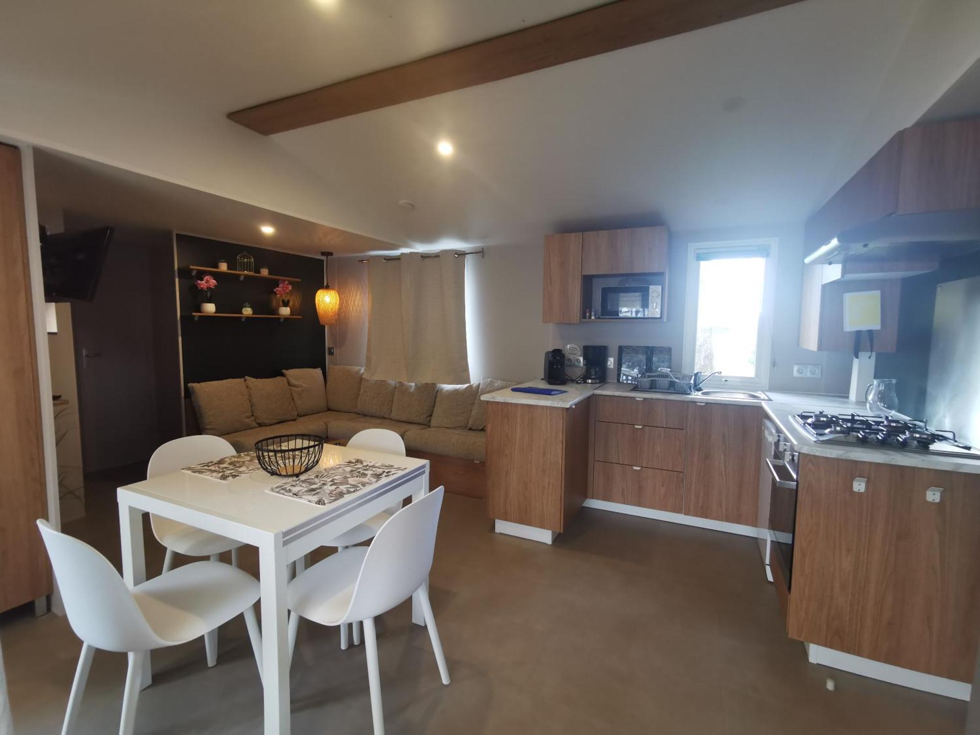 Mobilhome Vue Ocean La Costa Breizha Quiberon Eksteriør bilde