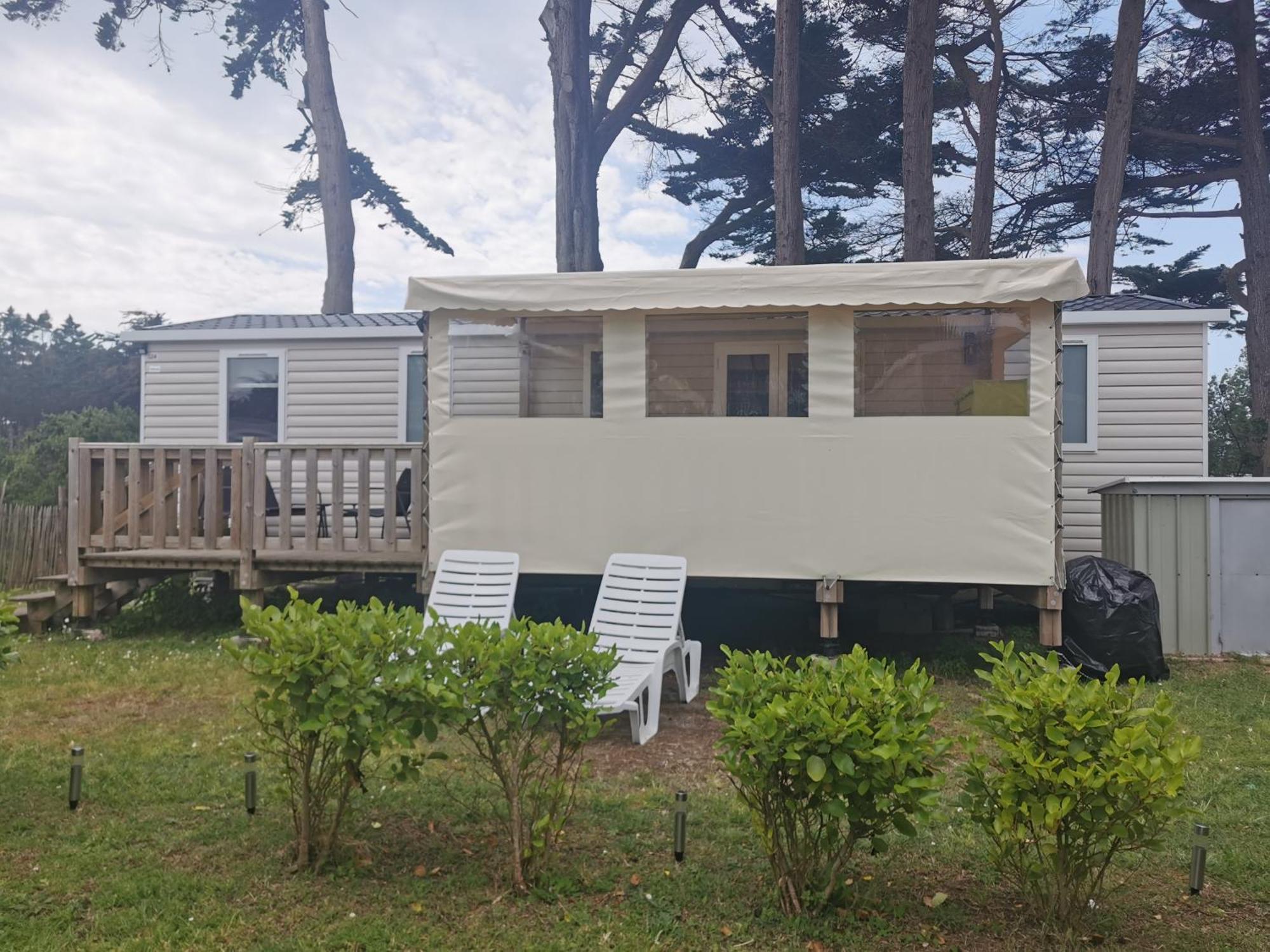 Mobilhome Vue Ocean La Costa Breizha Quiberon Eksteriør bilde
