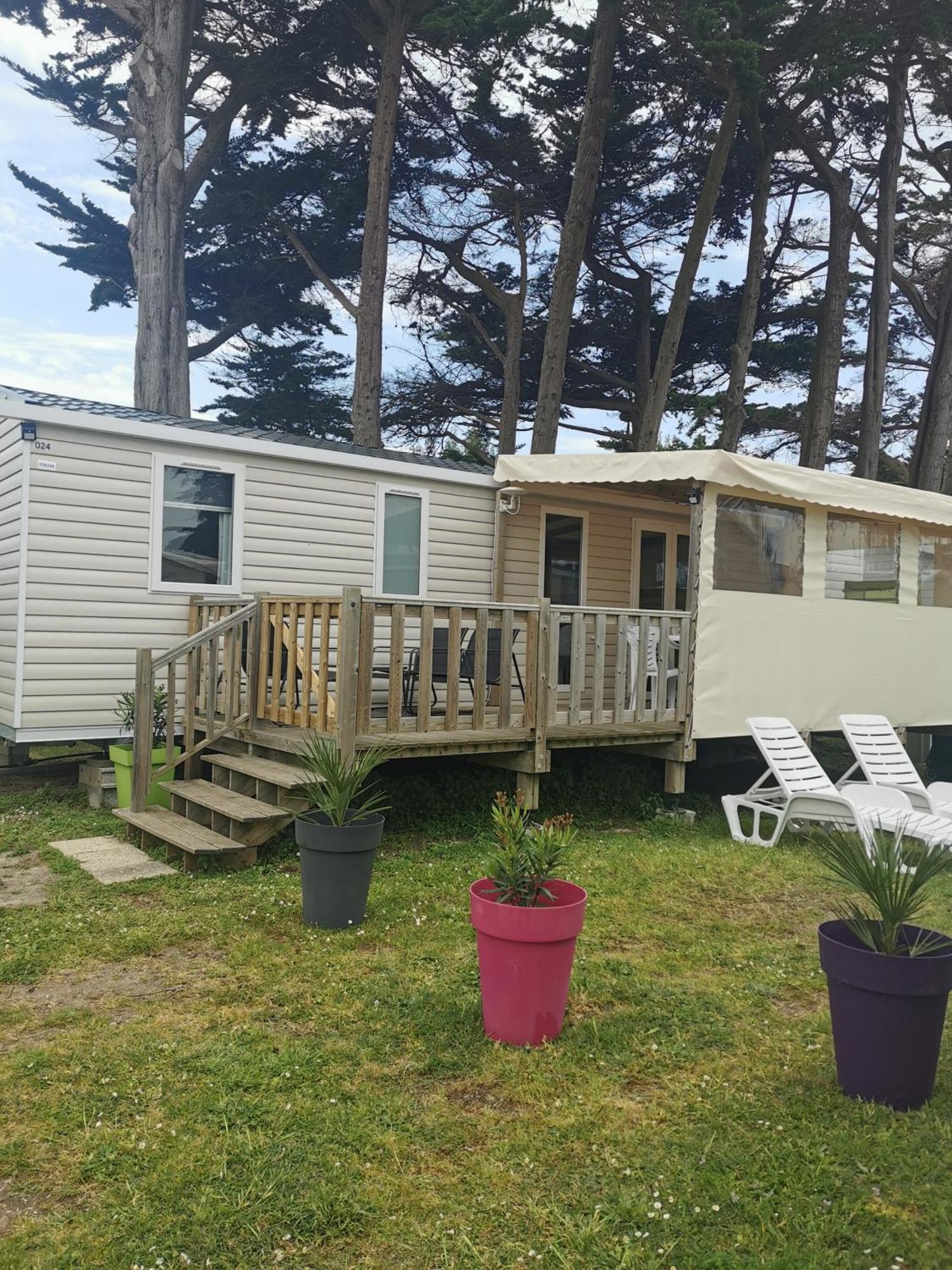 Mobilhome Vue Ocean La Costa Breizha Quiberon Eksteriør bilde