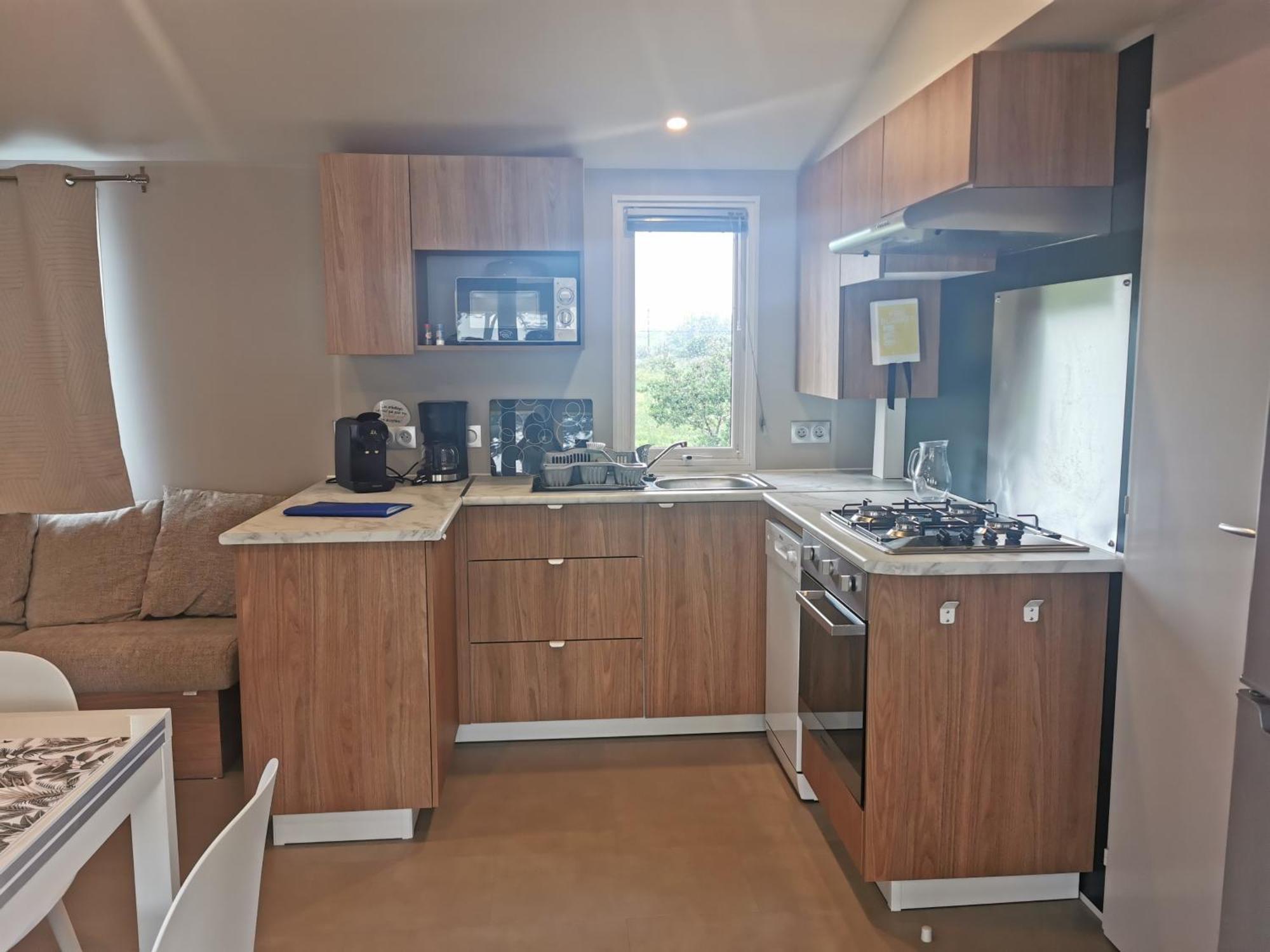 Mobilhome Vue Ocean La Costa Breizha Quiberon Eksteriør bilde
