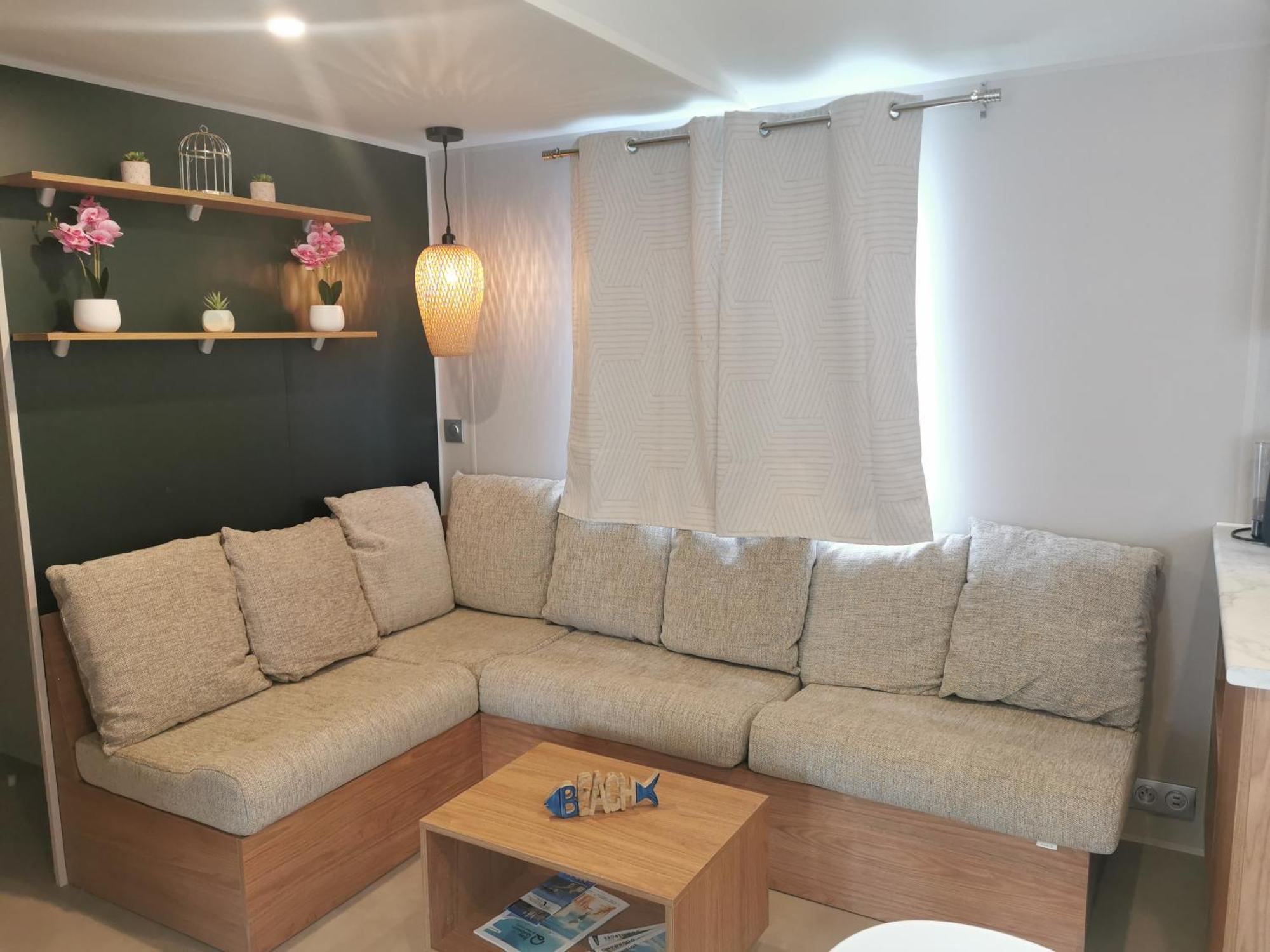 Mobilhome Vue Ocean La Costa Breizha Quiberon Eksteriør bilde