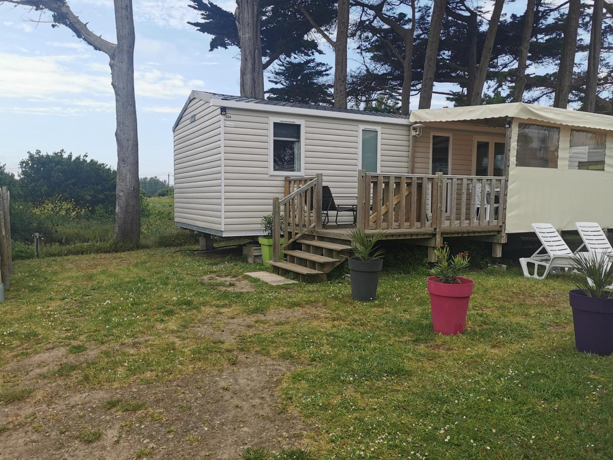 Mobilhome Vue Ocean La Costa Breizha Quiberon Eksteriør bilde