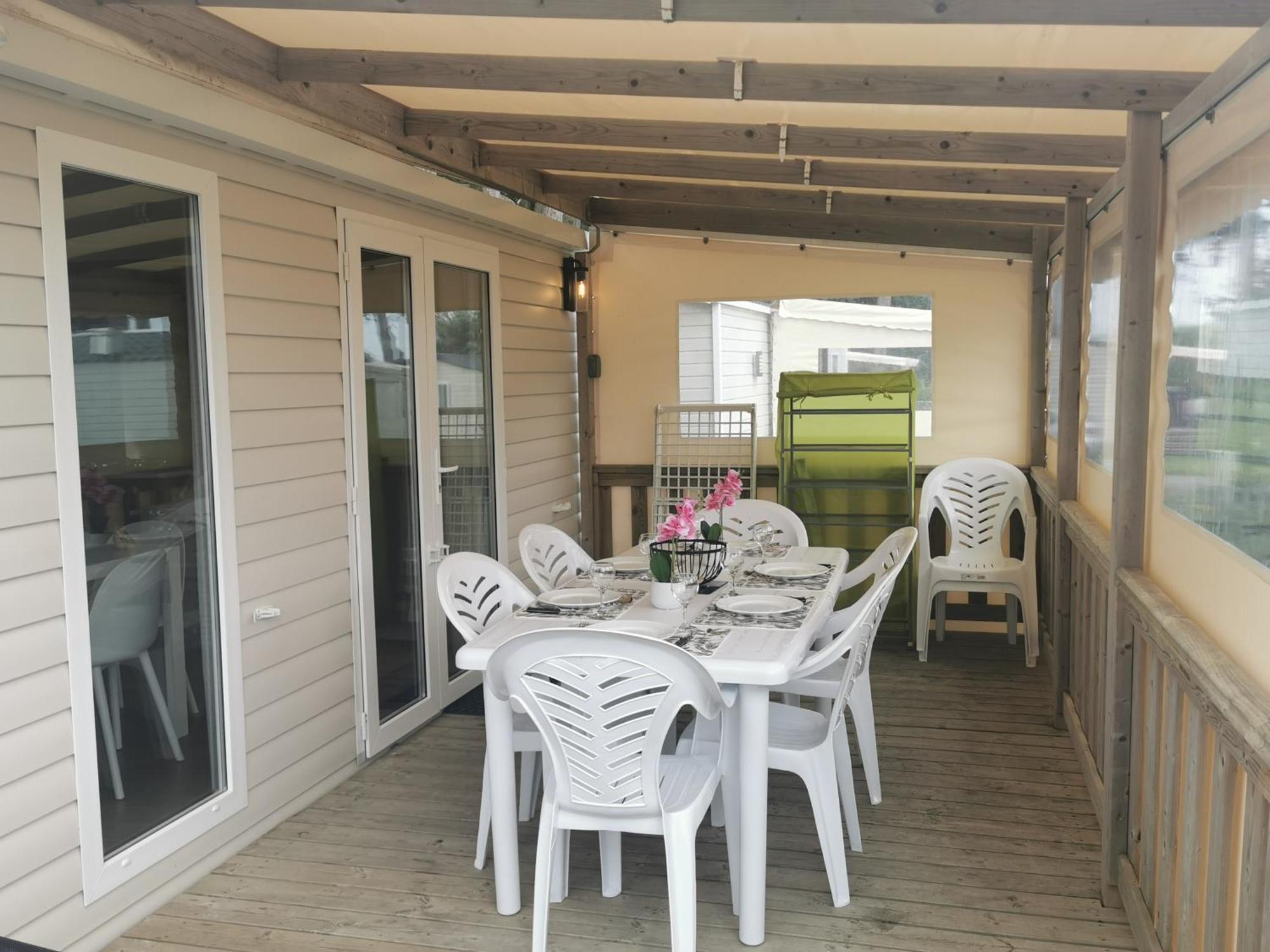 Mobilhome Vue Ocean La Costa Breizha Quiberon Eksteriør bilde